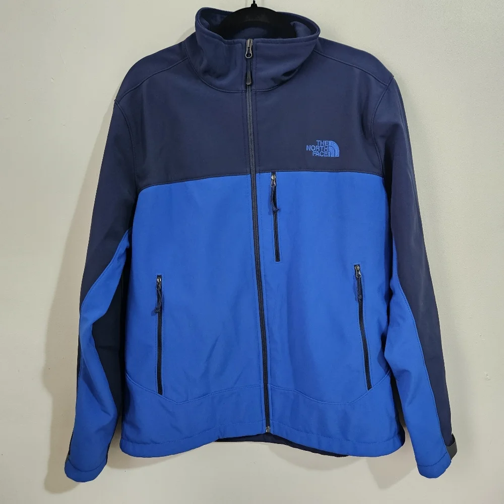 THE NORTH FACE Zip Soft Shell Apex Vionic Jacket Size L - Picture 2 of 12